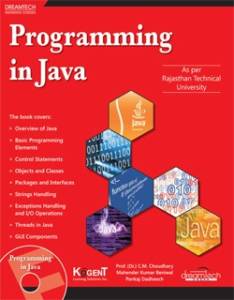 Programming in Java | Dreamtech Press- Books & Education Solutions