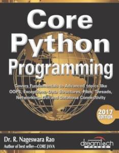 Core Python Programming | Dreamtech Press- Books & Education Solutions